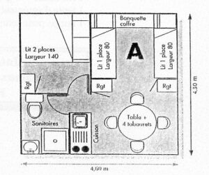 campeco chalet map overview