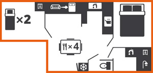blueprint of pacifique cottage